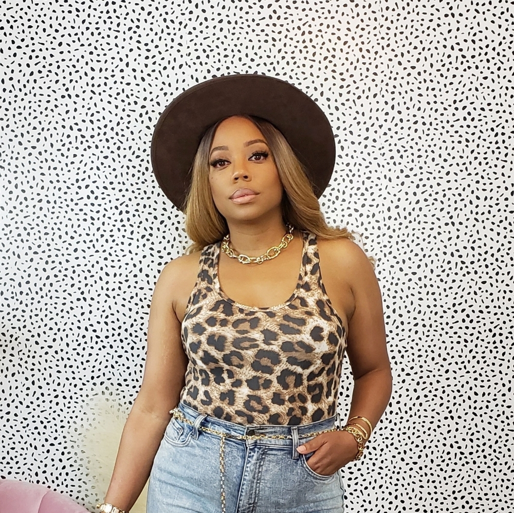 Leopard Print Bodysuit